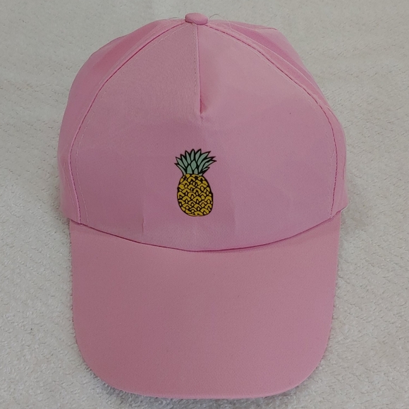 Accessories - New!!! Adorable Pink Pineapple Baseball Hat!!!